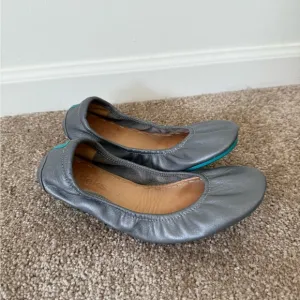Tieks Metallic Gray Ballet Shoes