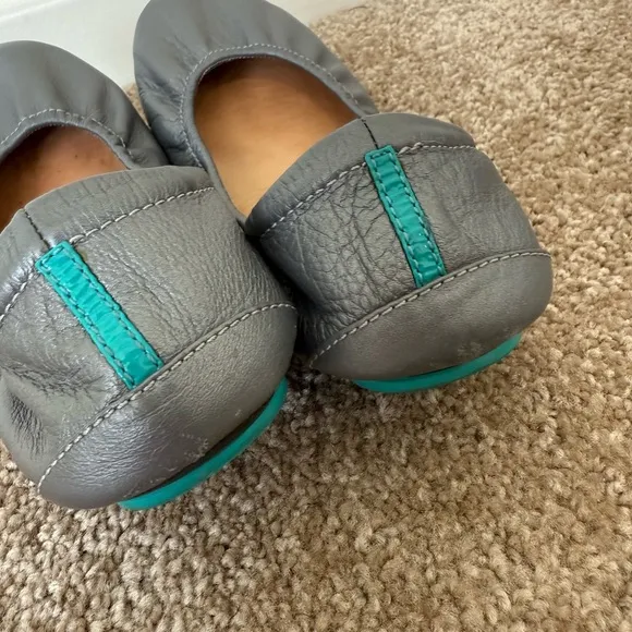 Tieks Metallic Gray Ballet Shoes