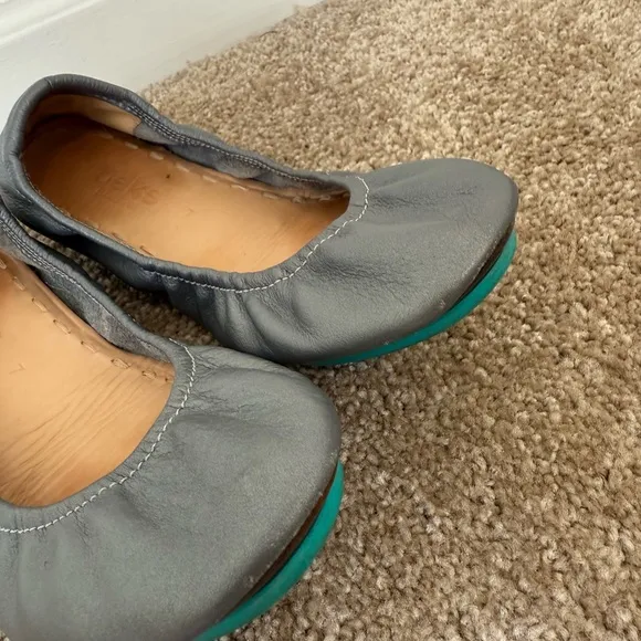 Tieks Metallic Gray Ballet Shoes