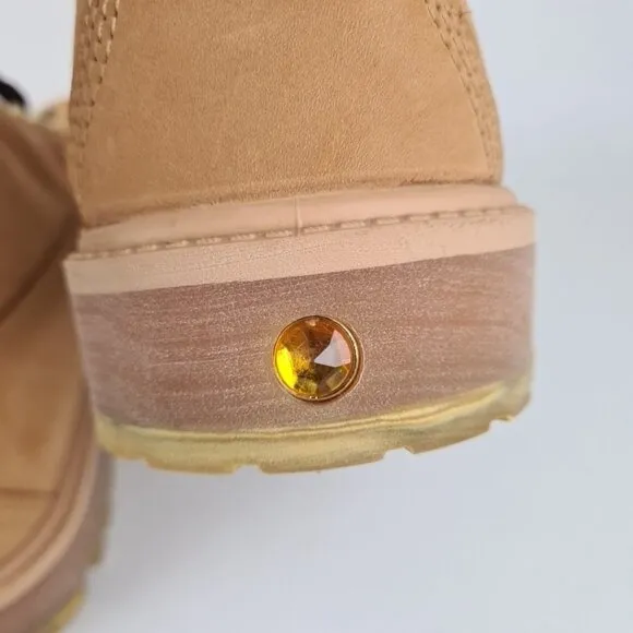 Timberland 6 In Dokie Rope Boots Wheat Outdoors Rare Men Vntg
