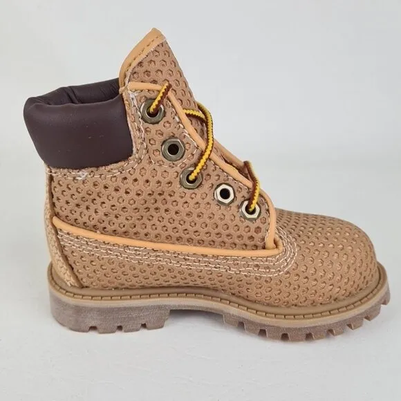 Timberland 6In Vent-Tech TODDLER Boots Outdoors Wheat Casual Size 8
