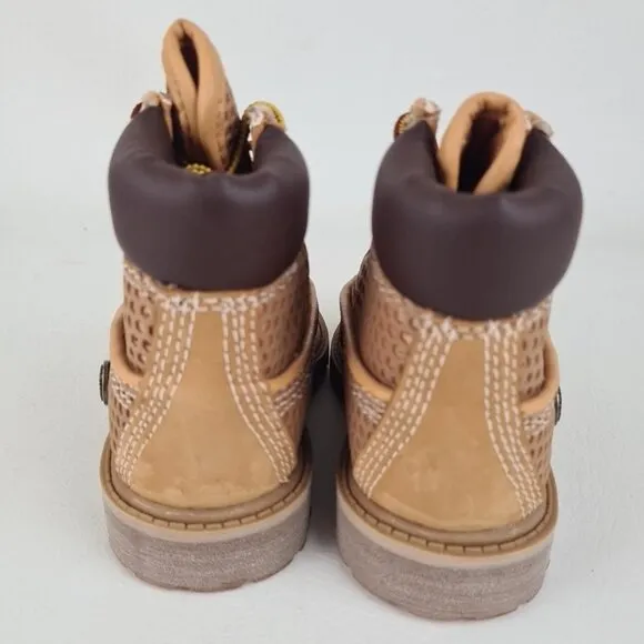 Timberland 6In Vent-Tech TODDLER Boots Outdoors Wheat Casual Size 8