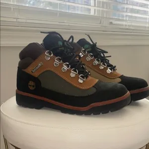 Timberland Black and Brown Outdoor Boots