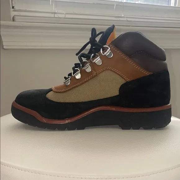 Timberland Black and Brown Outdoor Boots