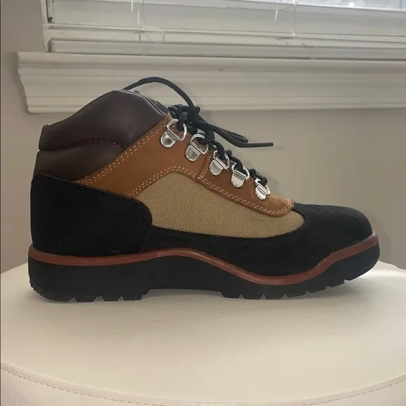 Timberland Black and Brown Outdoor Boots