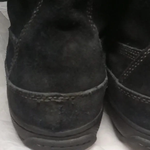 Timberland black leather women's winter boots size 9.5