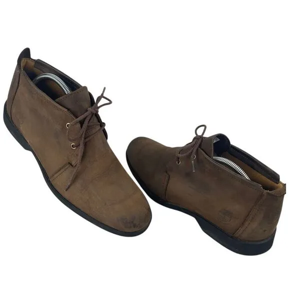 Timberland Earthkeepers Men's 9.5 Brown 5923R Chukka Lace up Casual Walking Boot