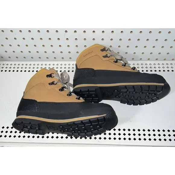 Timberland Euro Hiker Shell Toe Boys Youth Leather Casual Boots Size 6.5 M Wheat