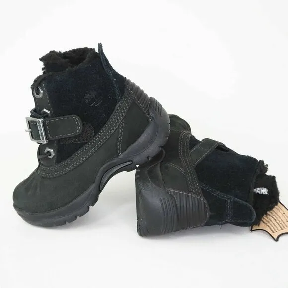 Timberland Mallard Winter Toddlers Boots Snow Black Vintage Suede M