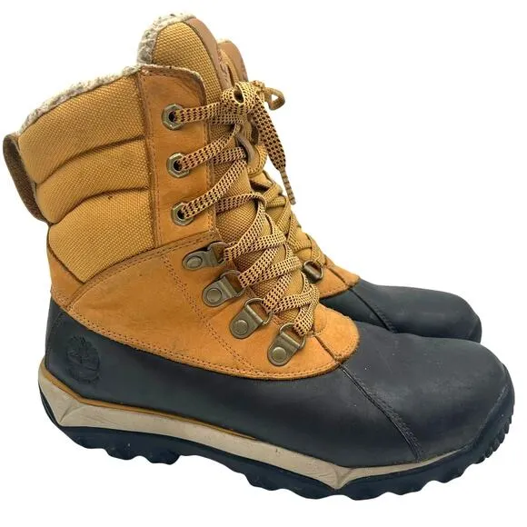 Timberland Men's Rime Ridge Leather Mid Waterproof Boots SZ 8.5 Gorpcore Hiking