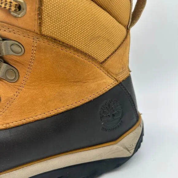Timberland Men's Rime Ridge Leather Mid Waterproof Boots SZ 8.5 Gorpcore Hiking