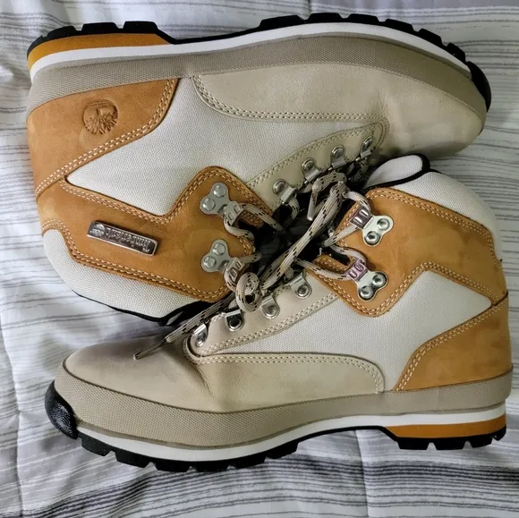 Timberland Men's Tan and Cream Euro Hiking Boots