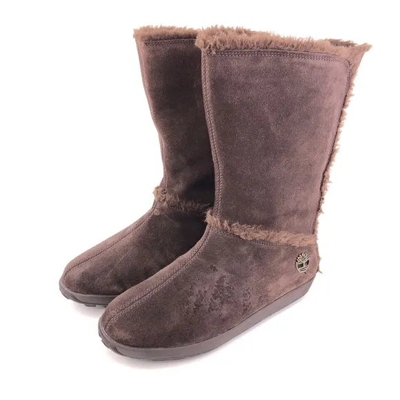 Timberland Mukluk Brown Leather Winter Boots 10M