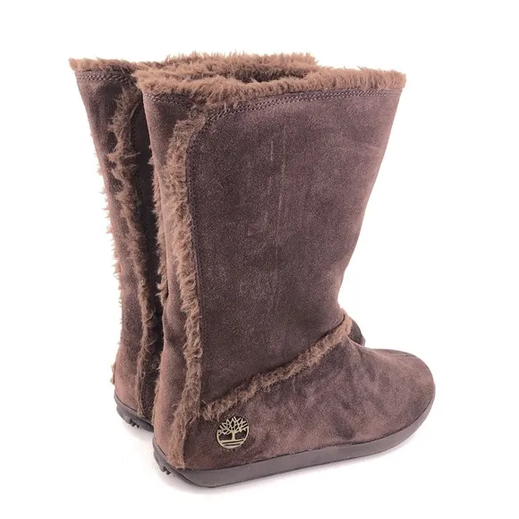 Timberland Mukluk Brown Leather Winter Boots 10M