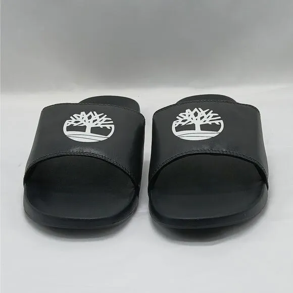 Timberland Unisex Slides Sandals Mens 9 Black Slip On Casual Shoes Unisex Summer