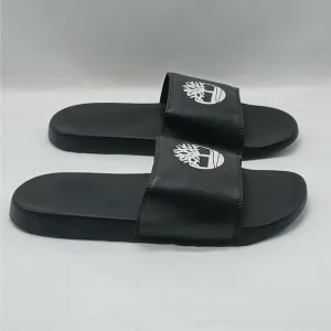 Timberland Unisex Slides Sandals Mens 9 Black Slip On Casual Shoes Unisex Summer