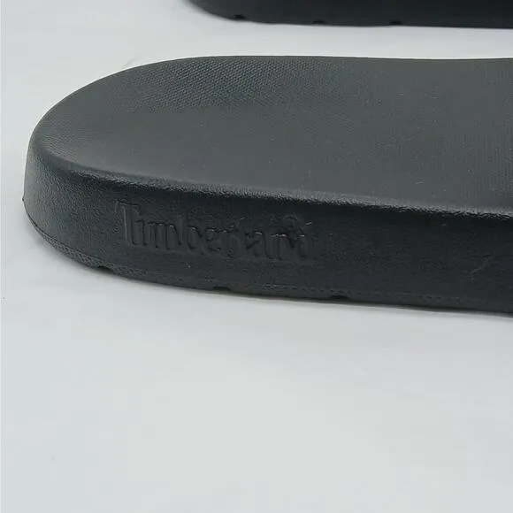 Timberland Unisex Slides Sandals Mens 9 Black Slip On Casual Shoes Unisex Summer