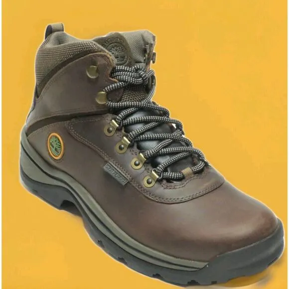 Timberland White Ledge Mid Waterproof Hiker Boots Hiking Wheat Brown 7.5 New