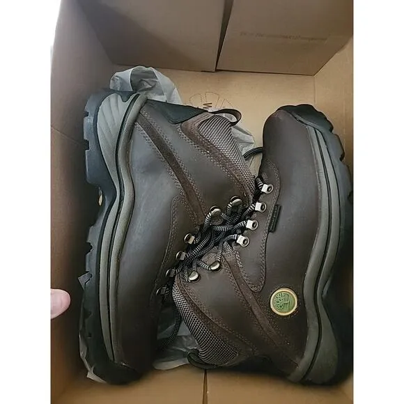 Timberland White Ledge Mid Waterproof Hiker Boots Hiking Wheat Brown 7.5 New