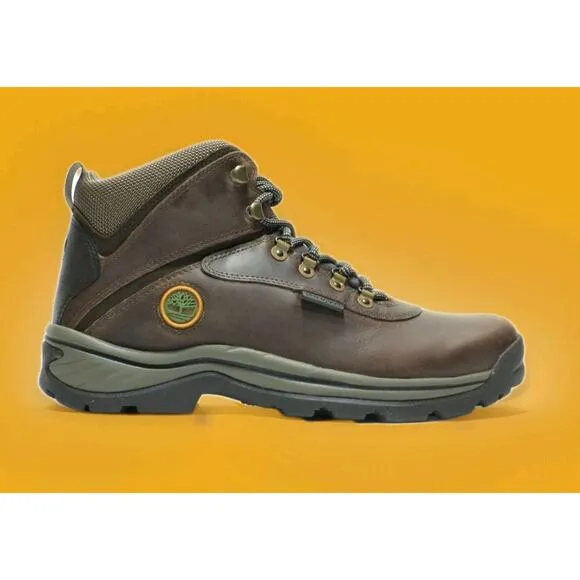 Timberland White Ledge Mid Waterproof Hiker Boots Hiking Wheat Brown 7.5 New