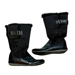Timberland Winter Black Fur Lined Boots