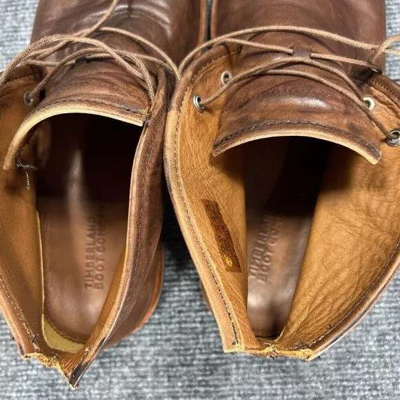 Timberland Wodehouse Chukka Boots Mens 10 Brown Leather Business Casual Shoes