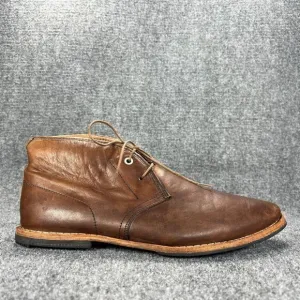 Timberland Wodehouse Chukka Boots Mens 10 Brown Leather Business Casual Shoes