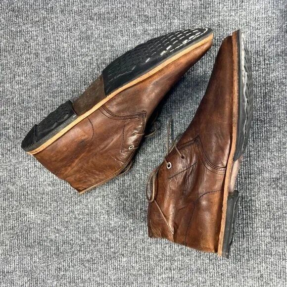 Timberland Wodehouse Chukka Boots Mens 10 Brown Leather Business Casual Shoes