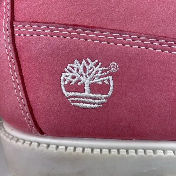 TIMBERLAND Women's &quot;Nellie&quot; Pink Nubuck Leather Waterproof Chukka Boots Sz 10