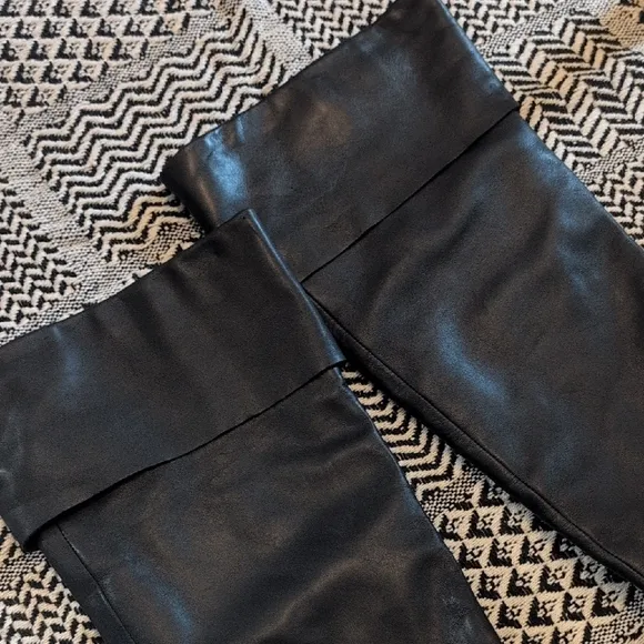 TNA Black Over the Knee Boots with Slouchy Style