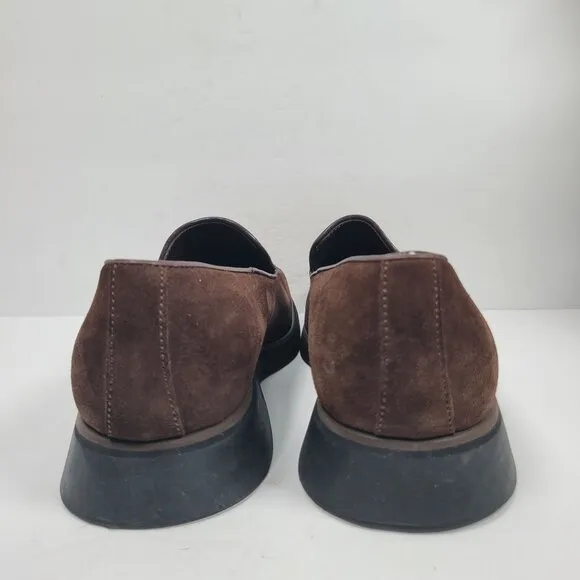 To Boot New York Adam Derrick Men's Brown Suede Slip-On Loafers US Size 12