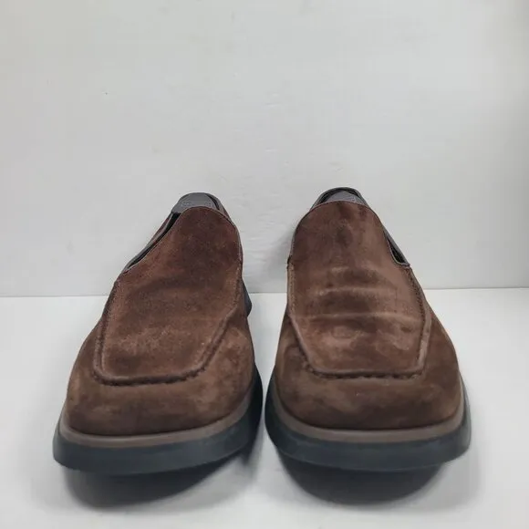 To Boot New York Adam Derrick Men's Brown Suede Slip-On Loafers US Size 12