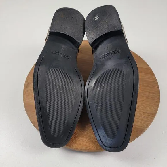 To Boot New York Brown Leather Cap Toe Double Monk Strap Dress Shoes Size 11