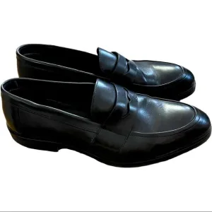To Boot New York Adam Derrick Devries Black Leather Loafers Sz 7M