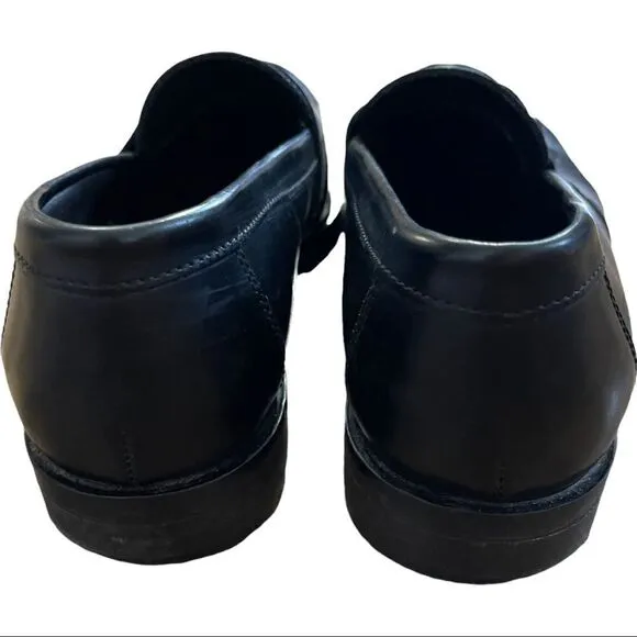 To Boot New York Adam Derrick Devries Black Leather Loafers Sz 7M