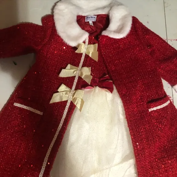 Toddler girl Christmas dress with Shoes