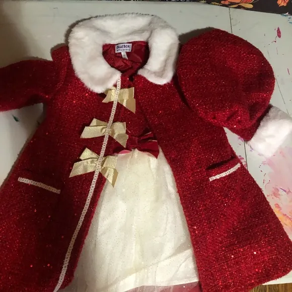 Toddler girl Christmas dress with Shoes