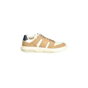 Tommy Hilfiger Leather Buckled Ankle Boots Men Beige Sneakers