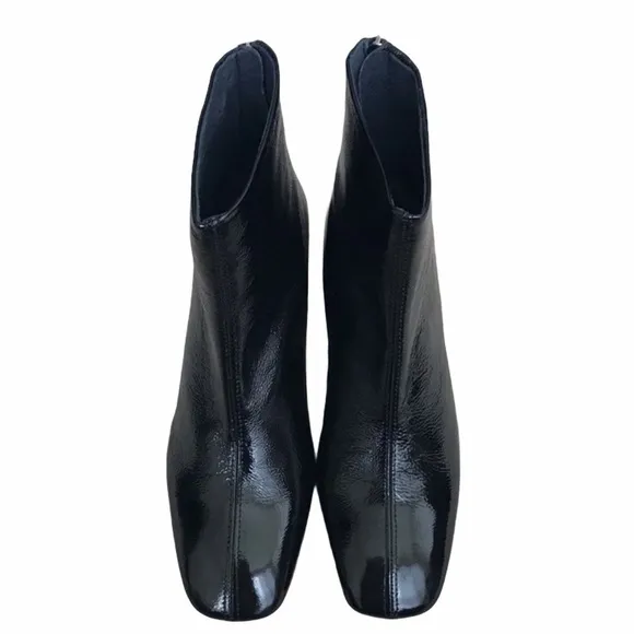 Topshop Maggie Patent Leather Ankle Boots