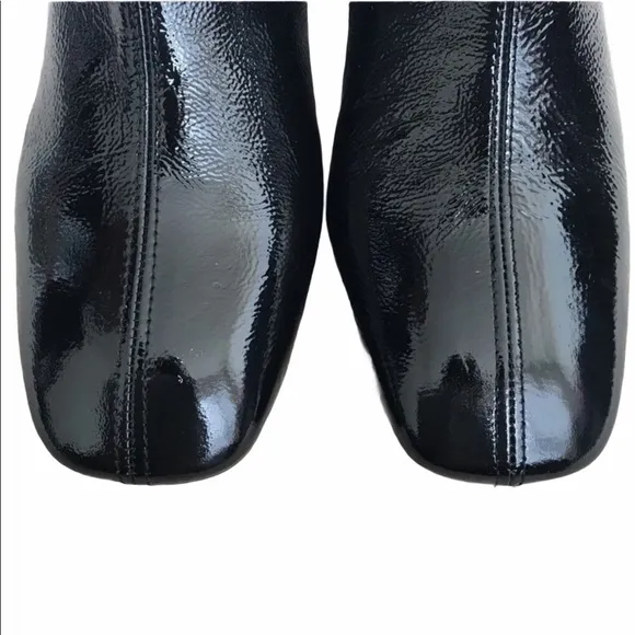 Topshop Maggie Patent Leather Ankle Boots
