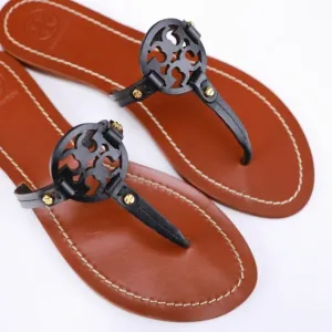 Tory Burch Black and Brown Sandals