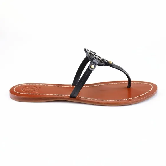 Tory Burch Black and Brown Sandals