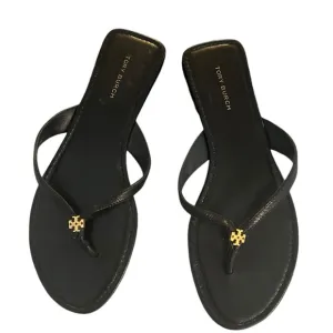 Tory Burch Black Leather Sandals