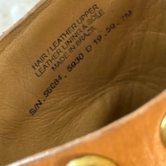Tory Burch Blythe Calf Hair Slide Sandal - Size 7