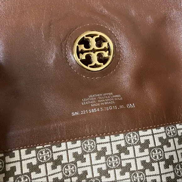 TORY BURCH brown pebbled leather Junction riding boots 6.5