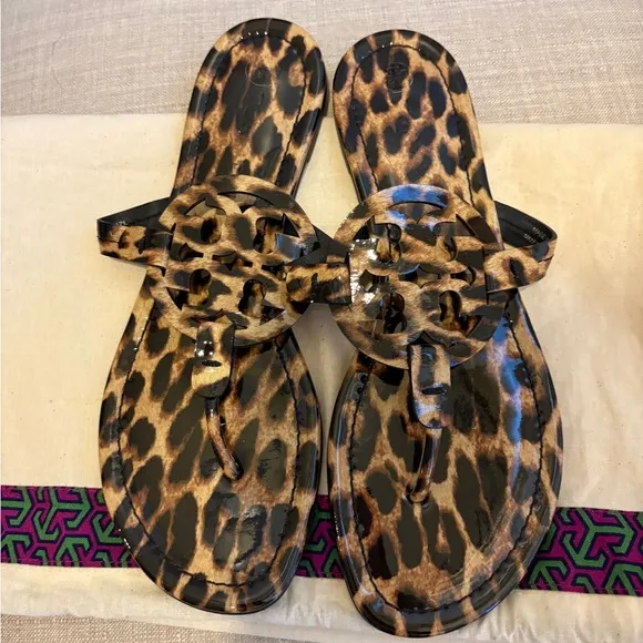 Tory Burch Leopard Print Sandals