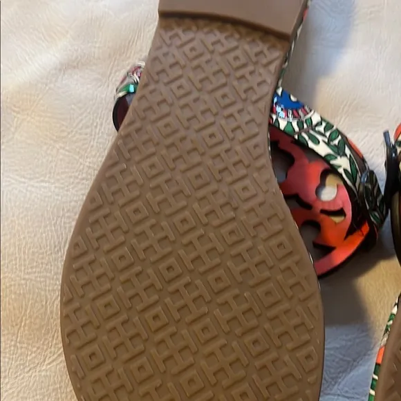 Tory Burch Multicolor Printed Sandals