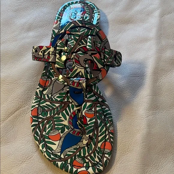 Tory Burch Multicolor Printed Sandals