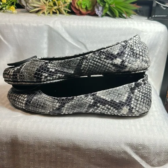 Tory Burch shoes ballet flats Minnie Travel diamond roccia print 6