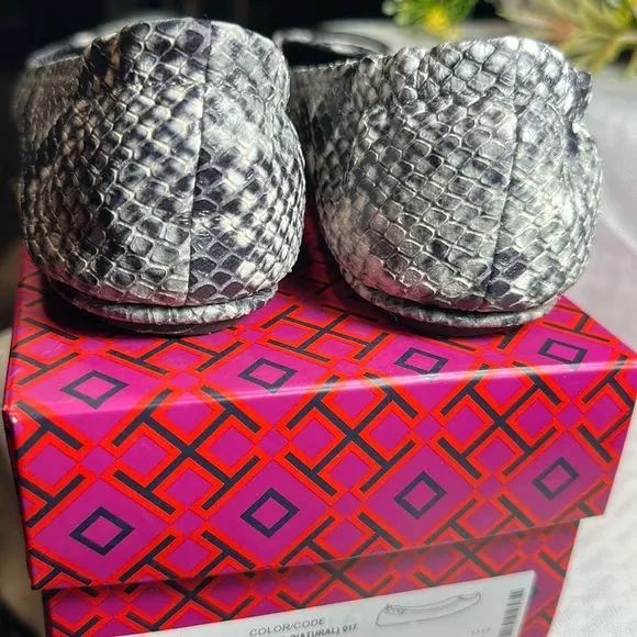 Tory Burch shoes ballet flats Minnie Travel diamond roccia print 6